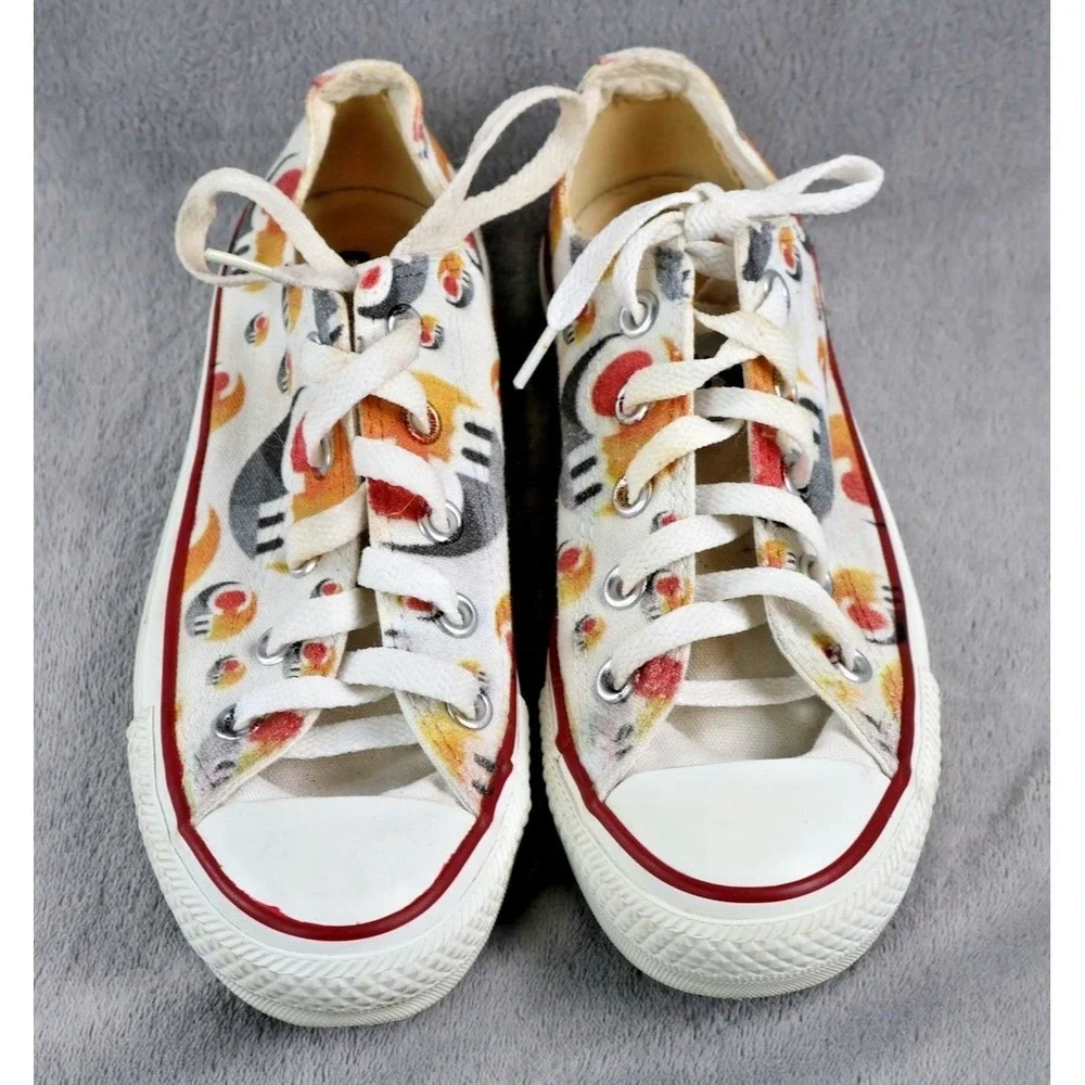 Converse Chuck Taylor All Star‎ Shoes Unisex Kids Size 3 White Canvas Sneakers